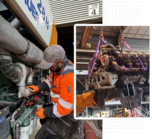 réparatin-mécanique-engin-TP-dépose-moteur réparatin-mécanique-engin-TP-dépose-moteur